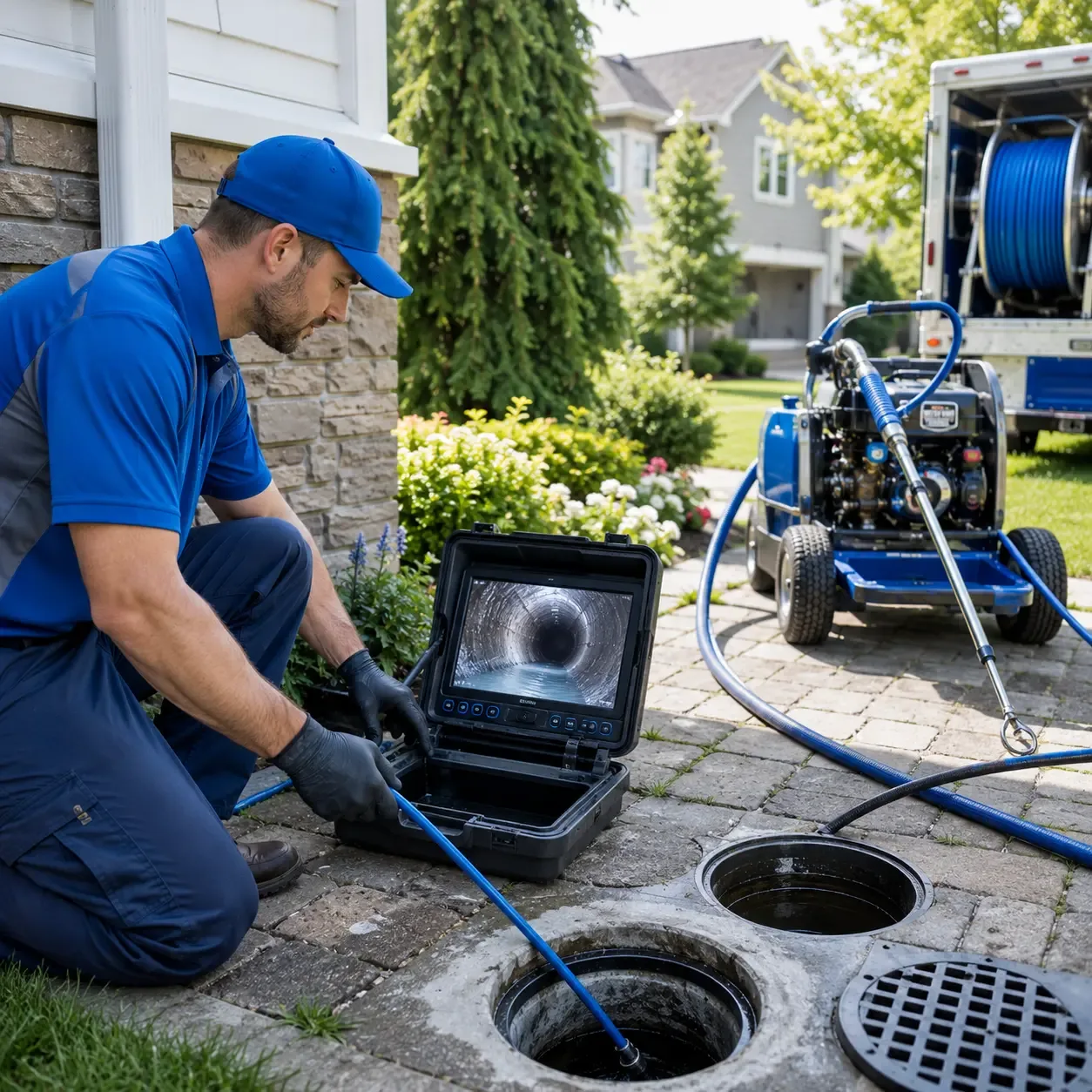 Outdoor drain cleaning professionals serving Mabscott, WV